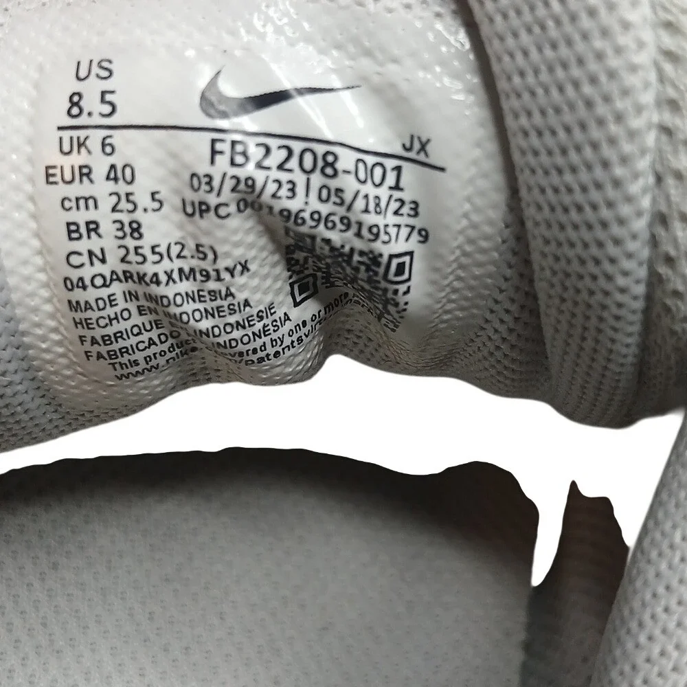 Nike Revolution 7 Running Shoes Womens 8.5‎ Grey Blue FB2208-001 Mesh Sneakers